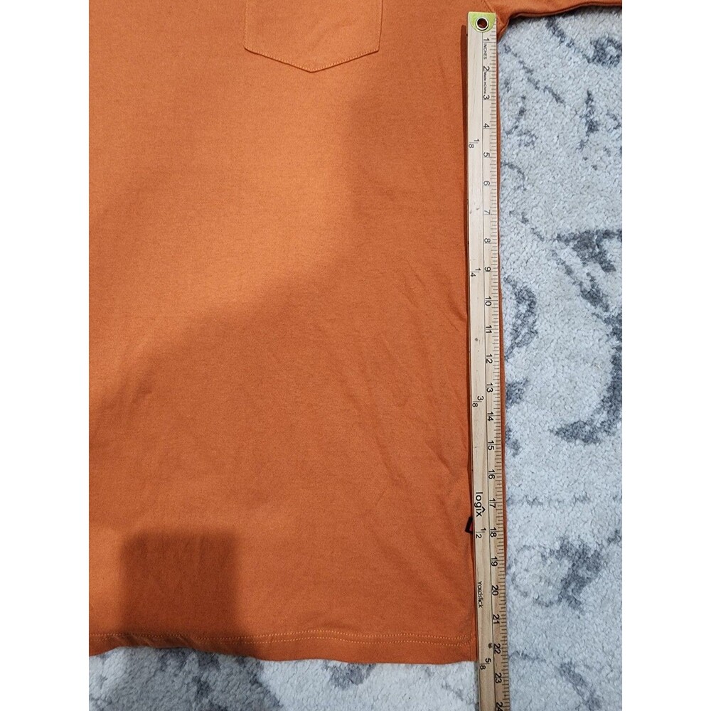 NEW Quiksilver Big & Tall Mens Active Pocket Tee LT Large Tall RUST Orange - Picture 4 of 6